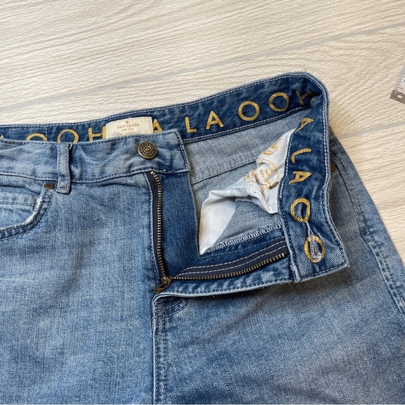 Kate Spade Straight High Waist Ooh La La
Crop Raw Hem Blue Denim Jeans Size 26 - Picture 9 of 13